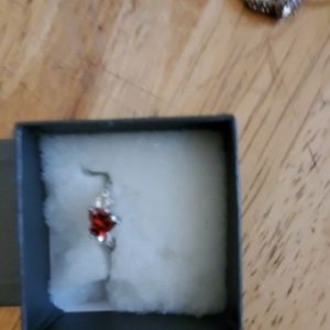 Beautiful garnet heart ring